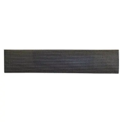 Genuine Kysor Air Filter 4 5/8 in. x 22 1/4 in. x 7/16 in. Black Filter Foam with Fire Retardant with Plastic Screen 1-Sided - 3475019