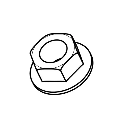 Kysor M8 x 1.25 Serrated Hex Nut - 4499143 Must Have