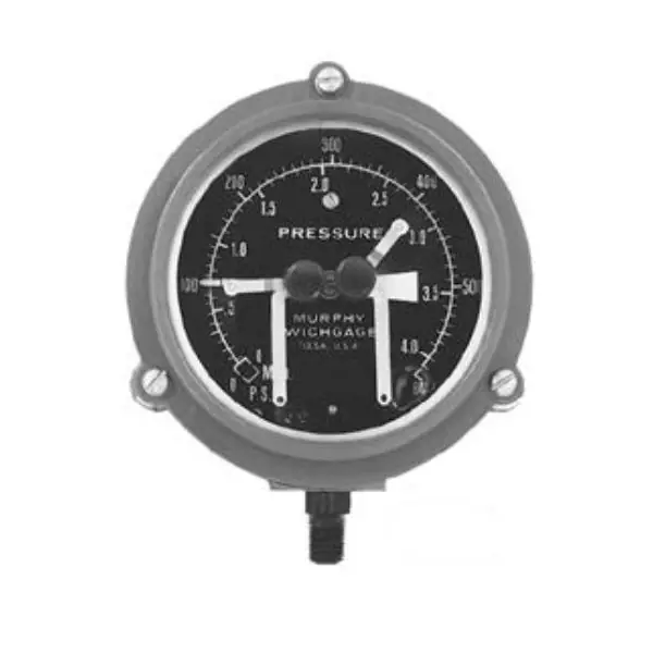 Markdown Murphy 0–10,000 PSI Panel Mount Pressure Swichgage - OPLFC-S-10000-OC