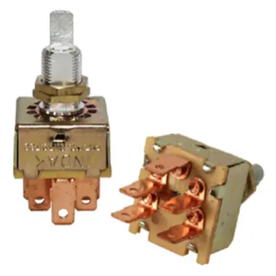 Discount Kysor 12V Rotary Switch 25A with 2 Nuts and 5-Terminal/3-Speed - 2199027