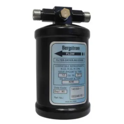 Kysor 3/8 Male O-Ring Receiver Drier 3 in. Diameter x 6 19/64 in. Long - Top Glass - 1999220 Top Pick