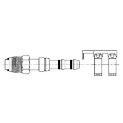 Weekend Sale Kysor Straight Male O-Ring Fitting 6 x 6 with Clamp Assembly - 2660037