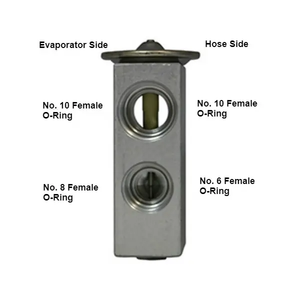 Kysor 2 Ton Block Type Aftermarket Version Expansion Valve with No. 6 Inlet and No. 8 Outlet - 1899042 Low Price