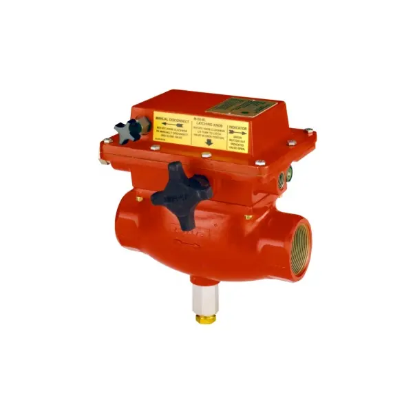 Certified Murphy 2 in. Steel Electromechanical Fuel Shutoff Valve 100 PSIG with CD Ignition Trip Coil - M5081-C-2