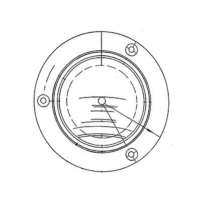 Save Now Kysor 4-27/64 in. Round Defrost Louver Assembly with 3-11/32 in. Mounting Hole - 3299062