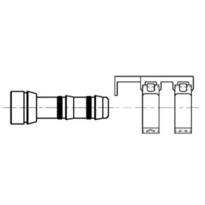 Kysor Straight Weld-On Barb Kit Fitting 8 x 8 with Clamp Assembly 1/2 in. - 2660082 Buy Today