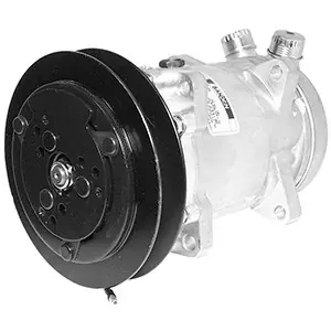 Sanden OEM SD7H15 Compressor 24V R-134a with JD Head Type and C1 Clutch Type - 1401123 by Kysor Free Delivery