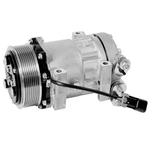 Sanden OEM SD7H15 Compressor 12V R-134a with PV8 Clutch Type - 1401389 by Kysor Exclusive Offer