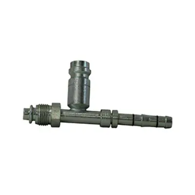 Express Delivery Kysor EZ Clip Straight Male O-Ring Fitting Short Pilot No. 10 with R-134a High Side Charge Port - 2631503