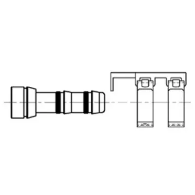 Kysor Straight Fitting 5/8 in. Weld-On Barb Kit with Clamp Assembly - No. 10 x No. 10 - 2660083 Crafted