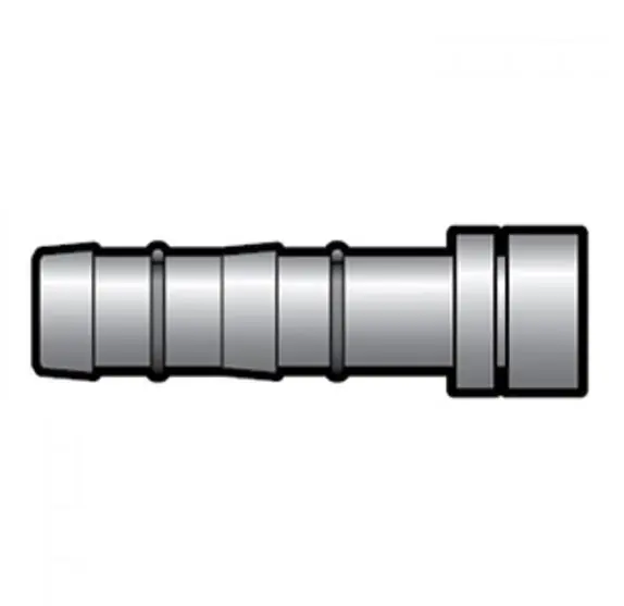Kysor Aeroquip EZ Clip 2-1/64 in. Straight Lifesaver Braze Nipple Fitting - 2630019 Latest