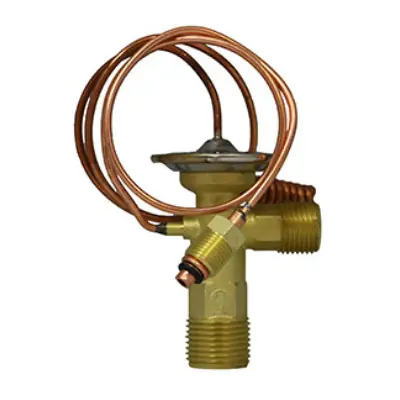 Kysor 1-1/2 Ton Capillary Tube Type Expansion Valve with 3/8 in. Male O-Ring Inlet and 5/8 in. Male O-Ring Oultet - 1899045 Limited Offer