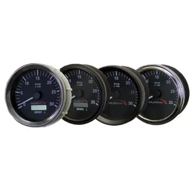 Murphy Tachometer 10-32V with SAE Bright Stainless Steel Bezel - AT-30-B Weekend Sale