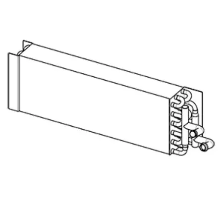 Worldwide Shipping Kysor 5/8 in. O.D. Heater Core 2 1/2in. x 6in. x 16 1/4in. - 1717016