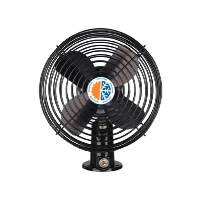 Kysor Defrost Fan with Swivel Ball Base 12V Black Cage Color - 1299004 Don’t Miss Out