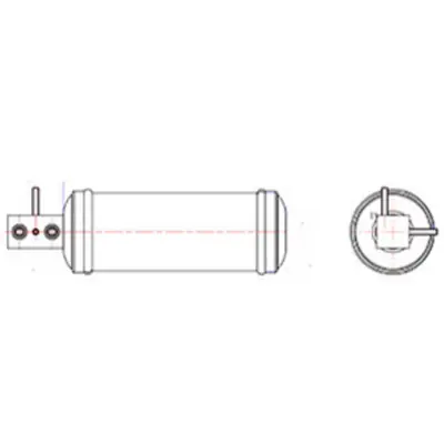 Last Chance Kysor Aftermarket Version Receiver Drier 3 in. Diameter x 10 5/8 in. Long - 1999228