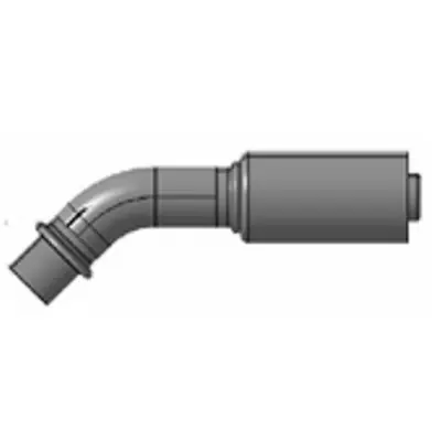 Fast Shipping Kysor 45 Deg. Fitting without Nut - No. 8 x No. 8 - 2670022
