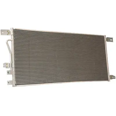 Must Have MEI R12/R134a Parallel Flow Condenser 16 1/4 in. x 35 in. x 5/8 in. with Pad Inlet/Outlet - 6354