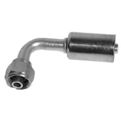 Bargain Kysor 90 Deg. Beadlock Female O-Ring Fitting 6 x 6 with 5/16 in. Hose I.D. - 2612291