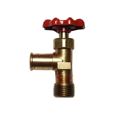 Kysor Gate Type Manual Water Heater Shut Off Valve with 5/8 in. Hose to 1/2 in. NPT Male - 2413005 Limited Offer