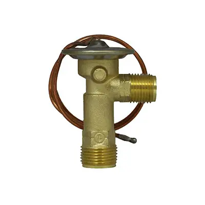 Instant Buy Kysor Capillary Tube Type Aftermarket Version Internally Equalized Expansion Valve with M16 x 1.5 Inlet and M20 x 1.5 Outlet - 1817011