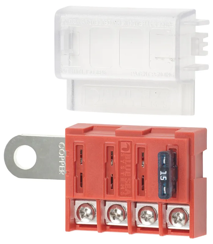 Reduced Price Blue Sea Systems ST Blade Battery Terminal Mount Fuse Block - 5023
