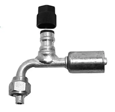 Kysor 90 Degree Female O-Ring Fitting No. 8 with 16mm R-134a Port - 2614162 Express Delivery