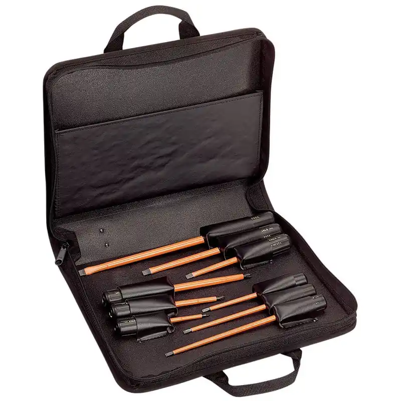 Klein Tools 33528 9-Pieces Insulated Screwdriver Kit Latest