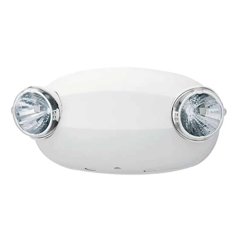 Express Delivery Lithonia Lighting ELM618 Ceiling/Wall Mount 2-Head Emergency Light 9-Watt 120/277-Volt AC 6-Volt Output White Quantum®