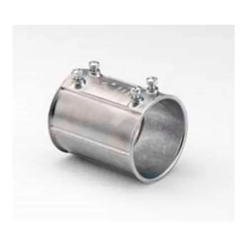 Bridgeport 246-DC Ball Burnished Mirror Smooth Die Cast Zinc EMT Set Screw Coupling 2-1/2-Inch Direct From Manufacturer