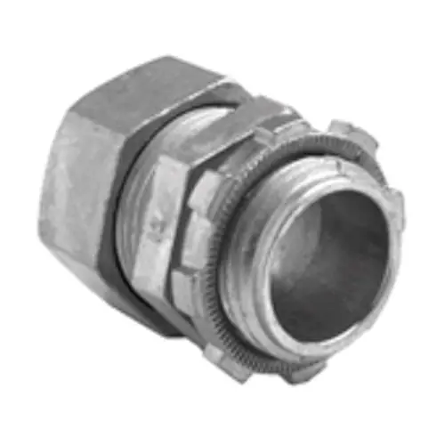 Bridgeport 250-DC2 Die Cast Zinc Non-Insulated EMT Compression Connector 1/2-Inch Secure Checkout