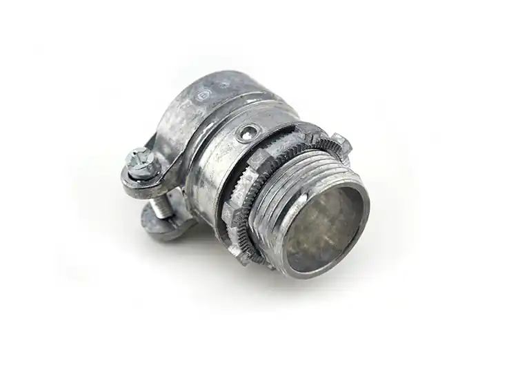 Bridgeport 410-DC2 Die Cast Zinc Non-Insulated Throat Straight Connector 1-Inch Final Sale