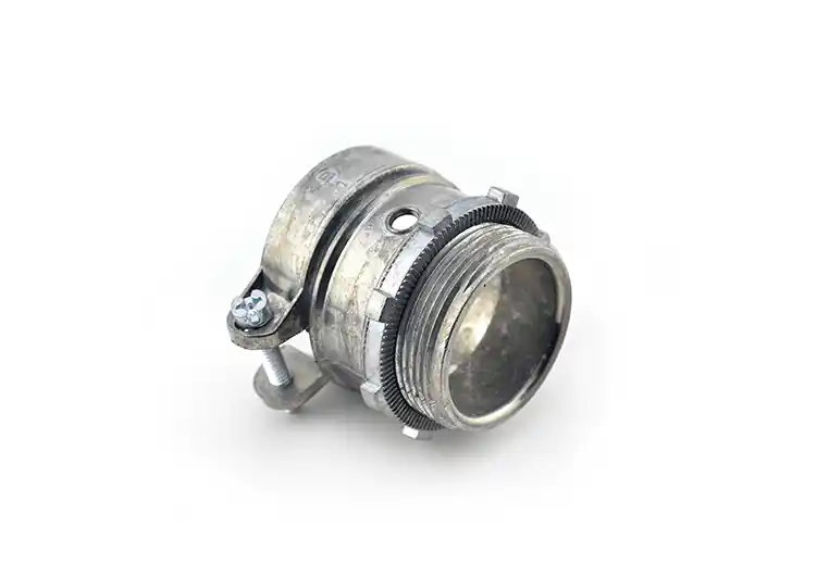 Bridgeport 414-DC2 Die Cast Zinc Non-Insulated Throat Straight Connector 1-1/2-Inch Free Shipping