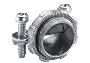 Bridgeport 650-DC2 Die Cast Zinc Oval Cable Two Screw Strap Connector 1/2-Inch No Minimum Order