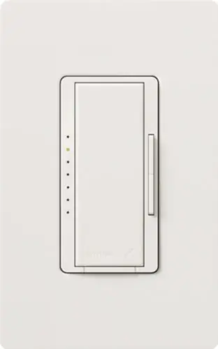 Lutron MRF2-F6AN-DV-WH 120 - 277-Volt AC at 50 - 60-Hz 6-Amp 1-Pole 3-Wire Specification Grade Multi-Location Wireless Dimmer White Maestro Buy Direct