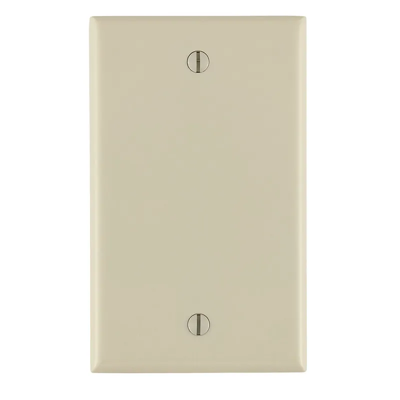 Leviton 78014 Thermoset Box Mount Standard Size 1-Gang Blank Wallplate Light Almond Direct From Manufacturer