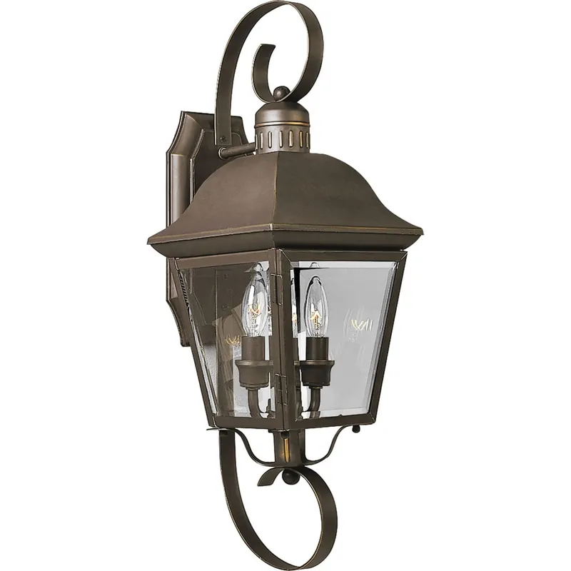 Progress Lighting P5688-20 2-Light Wall Sconce 60-Watt 120-Volt Antique Bronze Andover Bulk Order