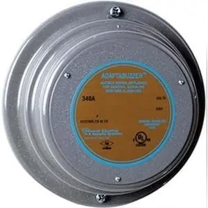 Edwards 340A-G5 24-Volt AC Round 340A Series Adjustable Volume Vibrating AC Buzzer 6 VA 80/70 DB At 1 m/10-ft AdaptaBuzzer Wholesale