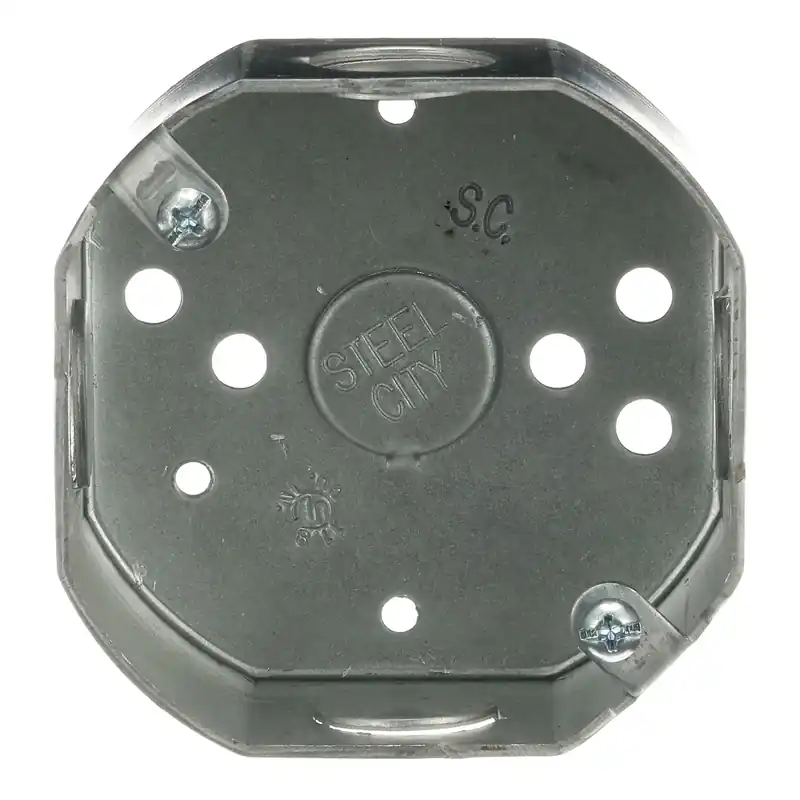 Today Only Thomas & Betts 24151-1/2-25 Galvanized Steel Octagon Box 3-1/2-Inch x 3-1/2-Inch x 1-1/2-Inch 11.8-Cubic-Inch Steel City