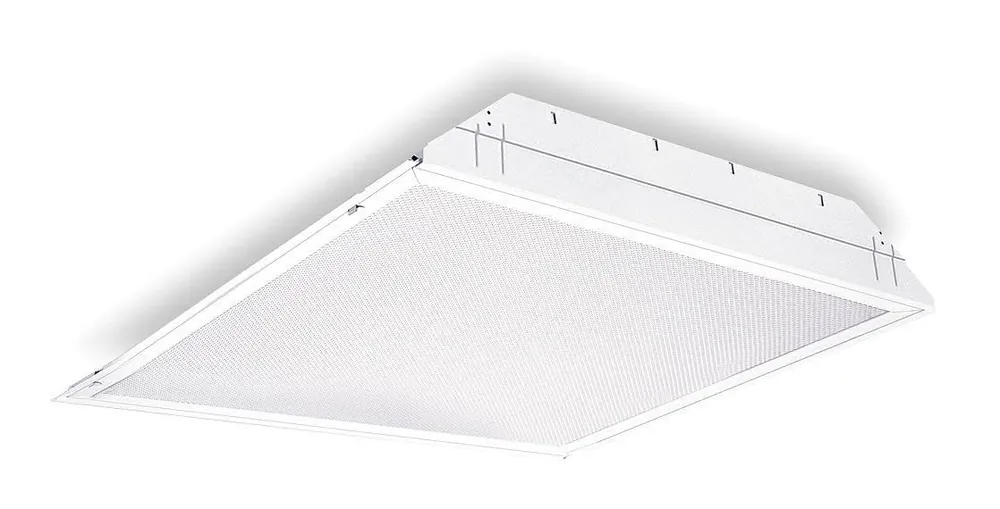 Lithonia Lighting GT2U-MV 2-Light Lensed Troffer 32-Watt 120 - 277-Volt High Gloss Baked White Enamel Secure Checkout
