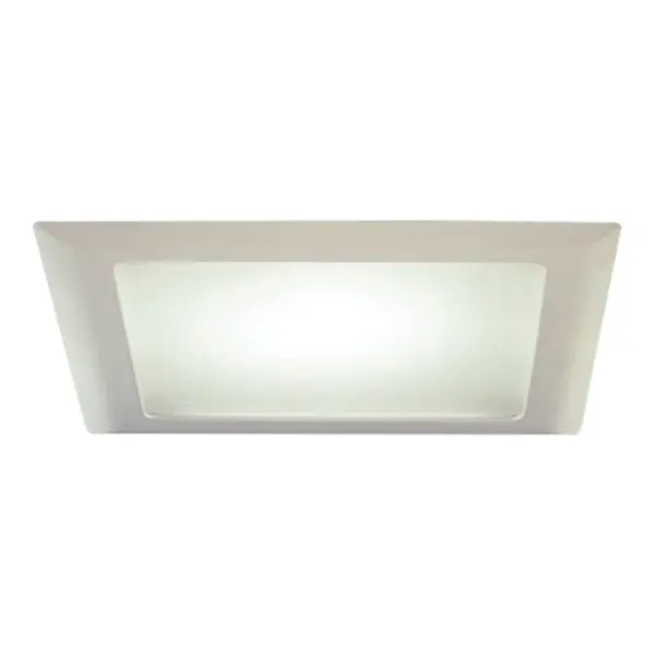 Free Returns Halo 20P 10-Inch Trim With Albalite Glass Lens White