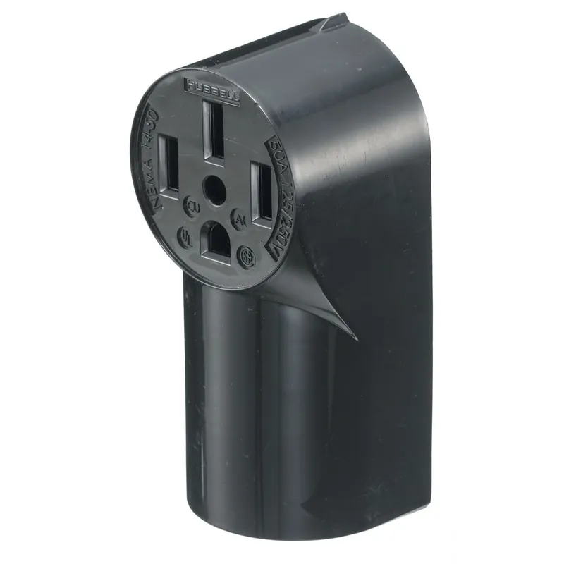 Holiday Sale Hubbell-Wiring RR430 Residential Grade Range And Dryer Power Receptacle 125/250-Volt at 1-Phase 30-Amp NEMA 14-30R Black TradeSelect
