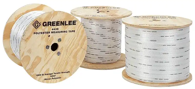 Brand New Greenlee 4437 Durable Stretch-Resistant Conduit Measuring Tape 3000-ft 3/4-Inch