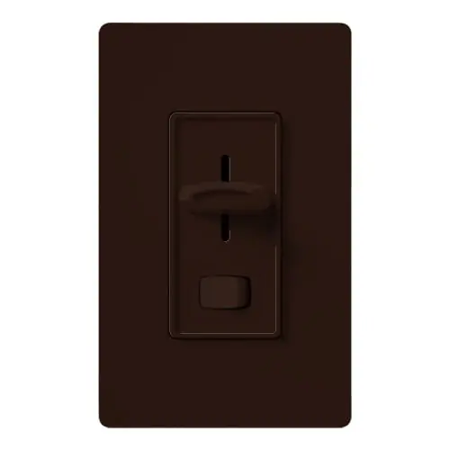Don’t Miss Out Lutron S-10P-BR 1-Pole 120-Volt AC at 60-Hz Single Location Dimmer With On/Off Switch Brown Skylark