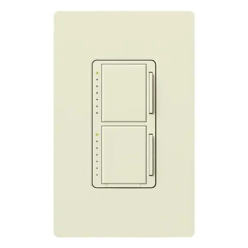 Best Price Lutron MA-L3L3-BI 1-Pole 120-Volt Dual Dimmer Biscuit