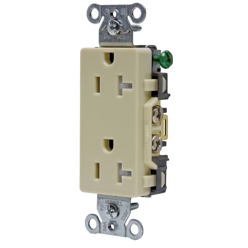 Exclusive DUPLEX RECEPTACLE HUBW DR20ITR 20A 125V 2P3W DPLX RCP