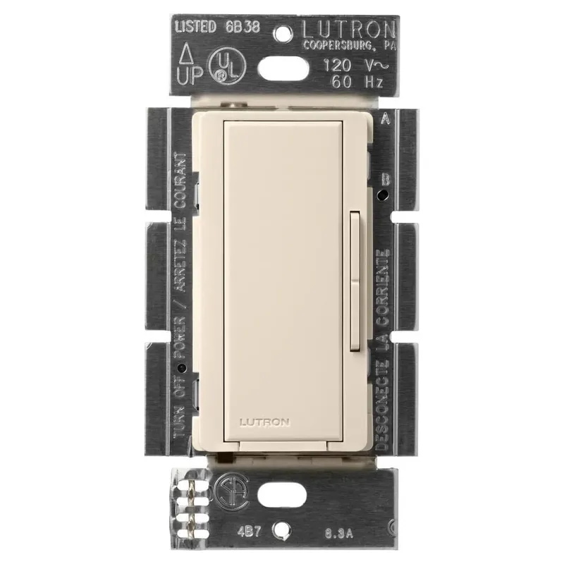 High Quality Lutron MA-R-LA 120-Volt AC Companion Dimmer Switch Light Almond Maestro