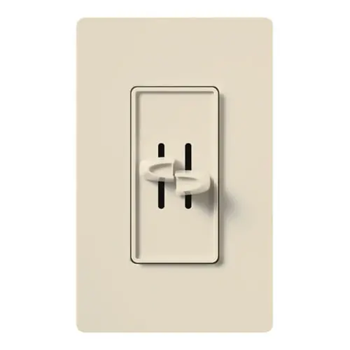 Seasonal Sale Lutron S2-L-LA 1-Pole 120-Volt AC at 60-Hz Two Loads Dual Slide-To-Off Dimmer Light Almond Skylark