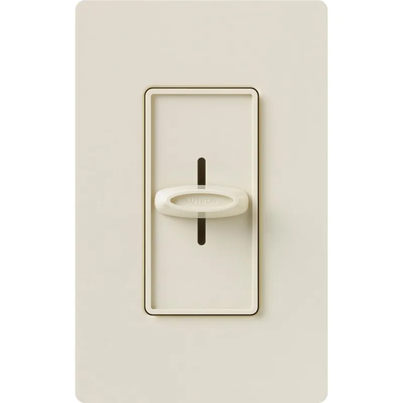 Lutron SFSQ-F-LA 120-Volt AC at 60-Hz 1.5-Amp 1-Pole 3-Speed Quiet Fan Control Light Almond Skylark Budget