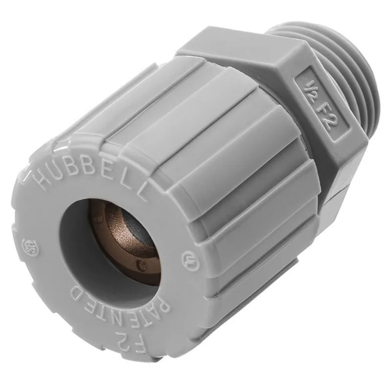 Hubbell-Wiring SHC1036CR Form F3 Straight Cord Connector 3/4-Inch 1/2 - 0.63-Inch Kellems® Limited Time